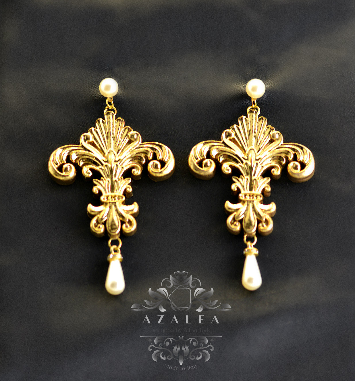 Luxurious handmade earrings