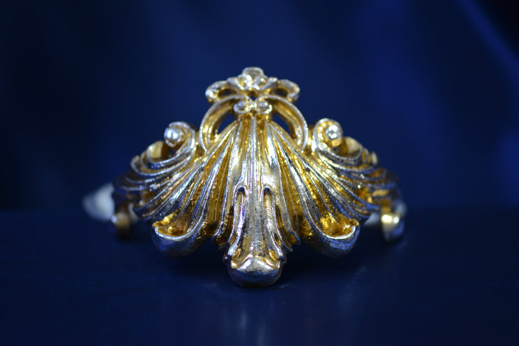 Elegant Golden&champagne  "Millefoglie" necklace