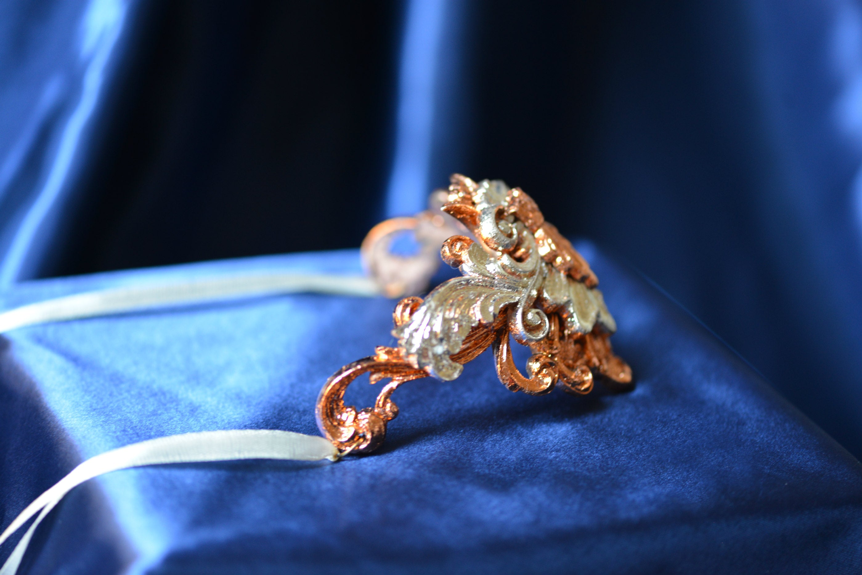 Sublime copper champagne necklace