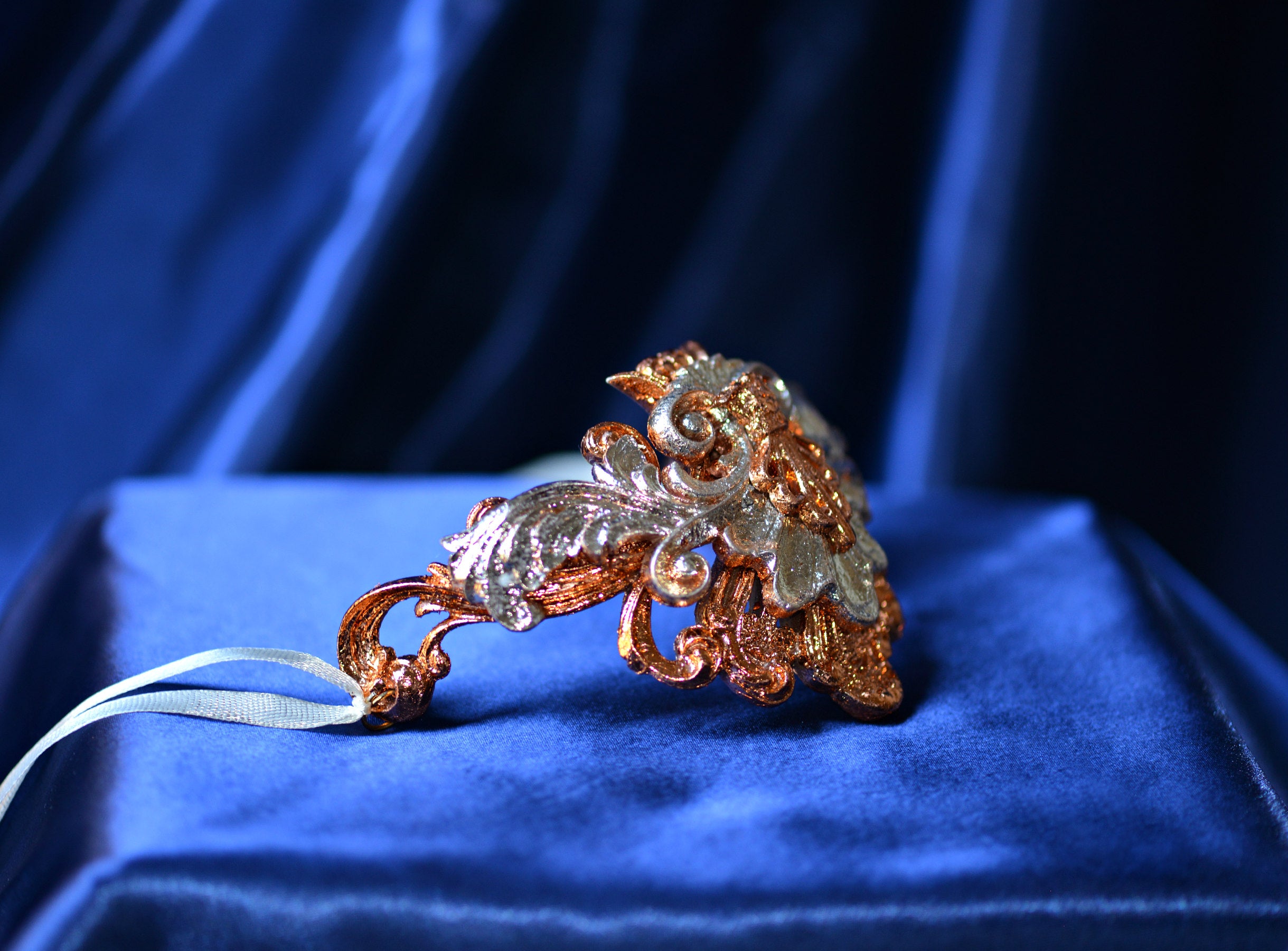 Sublime copper champagne necklace