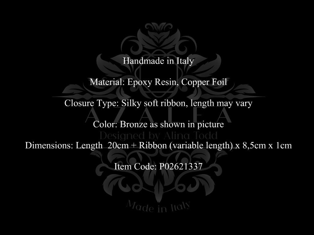 Antique Bronze "Millefoglie" necklace