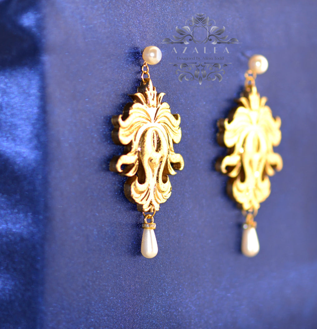 Luxurious handmade earrings
